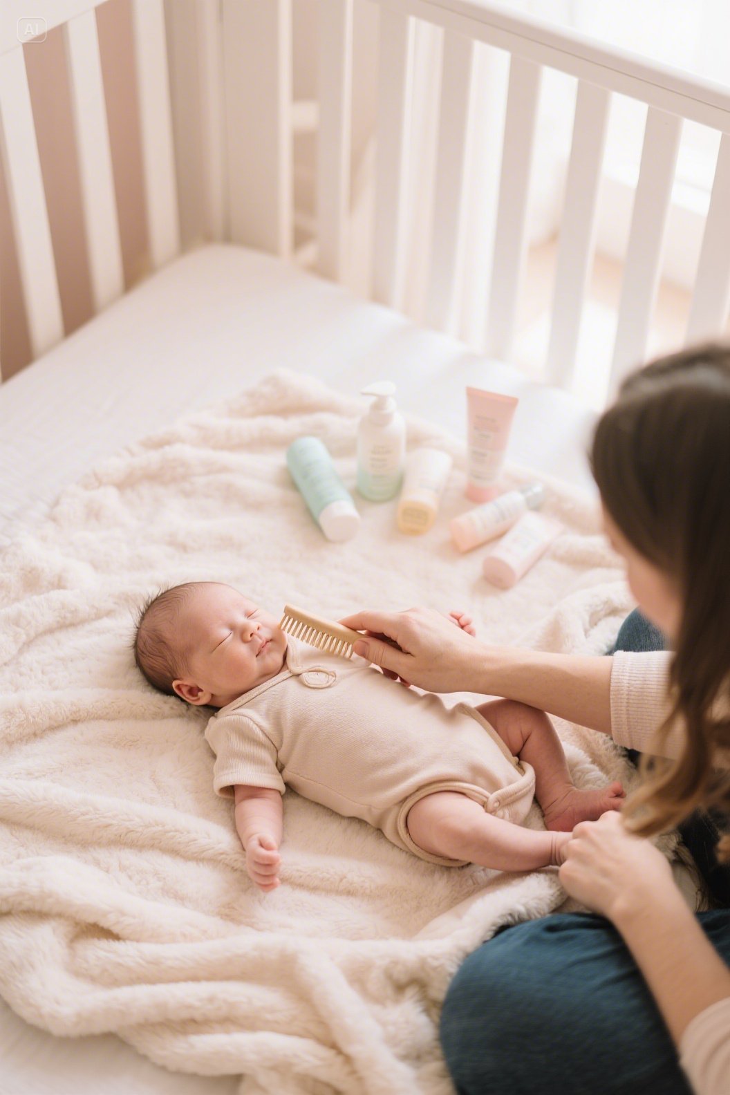 dreamina 2025 08 21 2844 A cozy nursery with soft pastel tones, a...